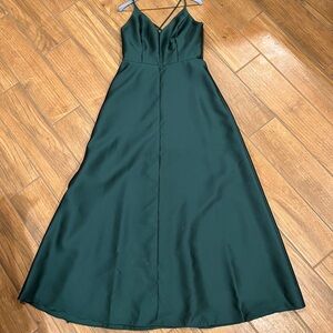 ALFRED SUNG Emerald Green Formal Dress